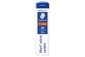 Skriv- och ritverktyg - Staedtler Mech.pen.lead Mars micro0.5 2H 12 x 12 pcs - 250 05-2H