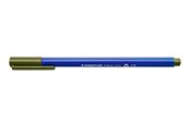 Skriv- och ritverktyg - Staedtler Fibre-tip tripl.col rPP.10 pcs olive green - 323-57