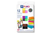 Hobby Tillbehör - Staedtler Set Mod. clay FIMO effect neon MP - 8013 C12-3