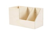 Barnrummet - Creativ Company - Wooden Pencil Box 3 Compartments - 54472