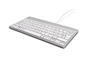 Tangentbord - R-Go Tools R-Go Compact Break - keyboard - with integrated break indicator - AZERTY - Belgium - white Input Device - Tangentbord - Belgisk - Vit - RGOCOBEWDWH