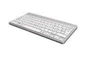 Tangentbord - R-Go Tools R-Go Ergonomic Keyboard Compact break - Tangentbord - Belgisk - Vit - RGOCOBEWLWH