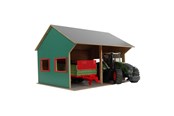 Docka, bamse och tillbehör - Kids Globe - Agricultural Shed for 2 Vehicles 1:16 - 610263