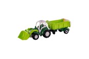Leksaksbil - Cavallino Toys - Cavallino XL Tractor Green with Tipper Trailer 86.5cm - 3109SF01