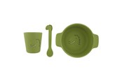 Babyvård - Trixie Silicone Baby Eating Set - Mr. Dino - 96-435