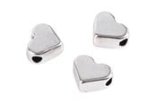 Kreativa spel - Creativ Company Space Beads Silver Plated 3pcs. - 69091