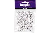 Kreativa spel - Creativ Company Letter beads White 7mm 200pcs. - 699050