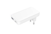 Mobile - Adapters & Chargers - GEAR Charger 220V 1xUSB-C + 1xUSB-A PD/PPS 36W + QC 18W GaN - White - 665137