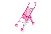 Dockor & Tillbehör - Jono Toys Doll buggy Hearts Pink - 4416