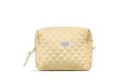 Annan personlig vård - Karen Large toiletry bag in yellow checkered quilt - 10073-2