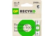 Battery - GP Battery Recyko NiMH AA HR6 2100mAh 4-Pack - 201240