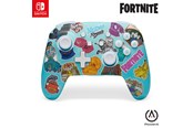 Spel Tillbehör - PowerA Enhanced Wireless Controller for Nintendo Switch - Fortnite Sticker Mania - Controller - NSGP0290-01