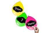 Leksaker - Folat BV Writable Balloons Neon 6 pcs. - 63705