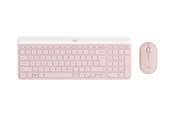 Tangentbord - Logitech Slim Wireless Combo MK470 - Tastatur & Mus set - Tysk - Rosa - 920-011314