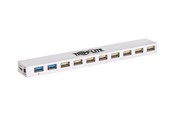 USB Hub - Eaton series 10-Port USB 3.0 / USB 2.0 Combo Hub - USB Charging 2 USB 3.0 & 8 USB 2.0 Ports USB Hub - 10 porte - Vit - U360-010C-2X3