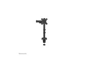 Monitorfäste - Neomounts DS60-600BL1 mounting kit - full-motion - for Monitor - black - DS60-600BL1