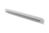 Nätverks tillbehör - Lanberg patch panel - 1U - 19" - PPRF-R624-S