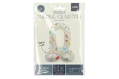 Leksaker - Folat BV - Standing Foil Balloon Joyful Party Number 0 -72cm - 63960