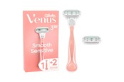 Rakutrustning - Gillette-Venus Smooth Sensitive Pink Handle + 2 refills - 7702018575350