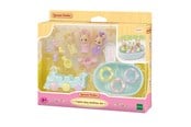 Docka, bamse och tillbehör - Sylvanian Families Triplets Baby Bathtime Set - 5707