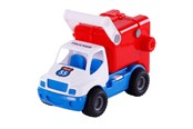 Leksaksbil - Cavallino Toys Cavallino Grip Garbage Truck with Rubber Tires 29cm - 2706TY01