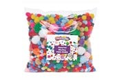 Konst- och hantverksmaterial - Colorations - Bag of Pompoms 450 grams 1200 pcs. - CHPOUNDP
