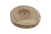 Konst- och hantverksmaterial - Playwood - Decoration Tree disc Paulownia Wood Burned Ø 20cm - SL1172