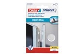 Tejp & lim - tesa On & Off - mounting adhesive - 1.6 cm diameter - white (pack of 8) - 55226-00003-01