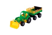 Leksaksbil - Cavallino Toys - Classic Tractor with Tipper Trailer 66cm - 3068WD01