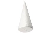 Konst- och hantverksmaterial - Creativ Company - Styrofoam Cone White 35cm - 54345