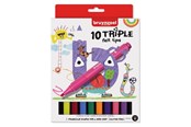 Skriv- och ritverktyg - Bruynzeel - Kids Triple Felt-tip Pens 10 pcs. - 60123010
