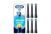 Tandborste - Oral-B Borsthuvuden iO Ultimate Clean Black - 6 pcs - 8700216195522