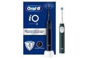 Tandborste - Oral-B eltandborste iO2 Duo Night Black / Forest Green - 8700216612418