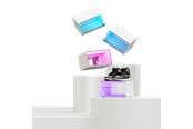 Smarta Hem - Nanoleaf Expo Smart Display Case Starter Kit - 4 Pack - SQFX01K02-4WT