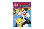 Kreativa spel - Boek Specials Nederland BV Warner Bros Color Coloring Book Looney Tunes with Stickers - 8716745023977