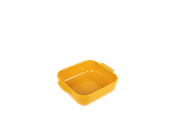 Kökstillbehör - Peugeot Appolia Square oven dish 21 cm saffron yellow - 61470