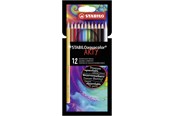 Skriv- och ritverktyg - STABILO Aquacolor - Watercolor Colored Pencil - ARTY - Set 12 Pcs. - 1612/1-20
