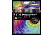 Skriv- och ritverktyg - STABILO Aquacolor - Watercolor Colored Pencil - ARTY - Set 24 Pcs. - 1624/1-20