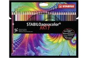 Skriv- och ritverktyg - STABILO Aquacolor - Watercolor Colored Pencil - ARTY - Set 36 Pcs. - 1636-1-20