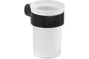 Badrumstillbehör - Gedy Piren tandborstmugg - Svart - 30184
