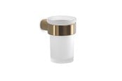 Badrumstillbehör - Gedy Piren tandborstmugg - Borstad mässing - 30684