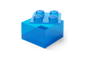 Barnrummet - LEGO Storage Brick 4 Top Lid Translucent Blue - 40090805