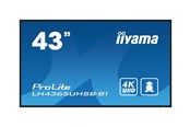 Digital skyltning & Hotell - iiyama ProLite LH4365UHSB-B1 - 3840x2160 (4K) - 60Hz - IPS - LH4365UHSB-B1