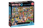 Pusselspel - Wasgij Mystery Puzzle 28 Feline Frenzy! (1000) - 1110100506