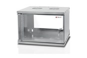 Rack chassis - TECHLY 6U - Wall Mount Rack Cabinet - I-CASE EL-1006G45
