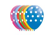 Leksaker - Globos Balloons Dots Mix Colors 30cm 8pcs. - 1129009