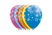 Leksaker - Globos Balloons Stars Mix Colors 30cm 8pcs. - 1129010