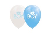 Leksaker - Globos Balloons Son Baby Blue/White 30cm 8pcs. - 1129014