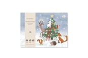 Babyleksaker - Filibabba Puslespil med 30 brikker (45x45 cm) - Wonderful Winter - Skovens dyr - FI-03794