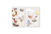 Babyvård - Filibabba Wallstickers - Dreamy Adventurers - FI-03821